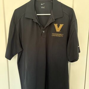 Nike Black Vanderbilt University Polo Shirt